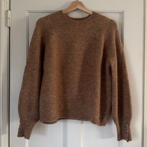 Sezane Louise Jumper Camel. - Size S